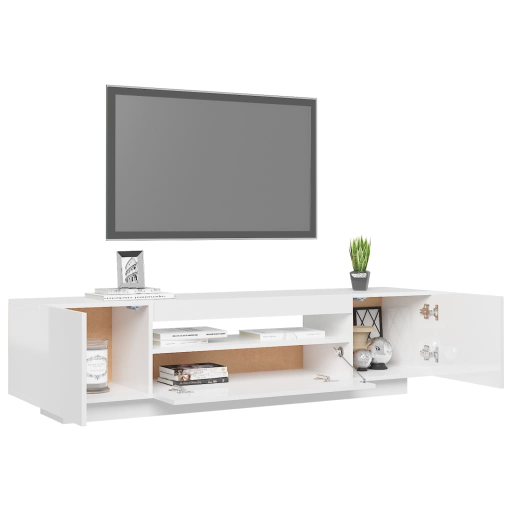 Tv-meubel met LED-verlichting 160x35x40 cm