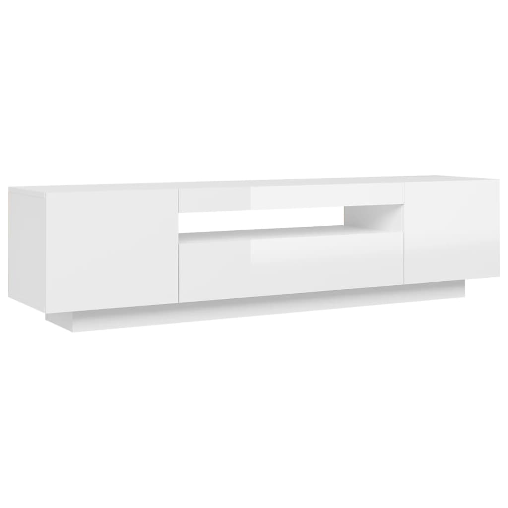 Tv-meubel met LED-verlichting 160x35x40 cm