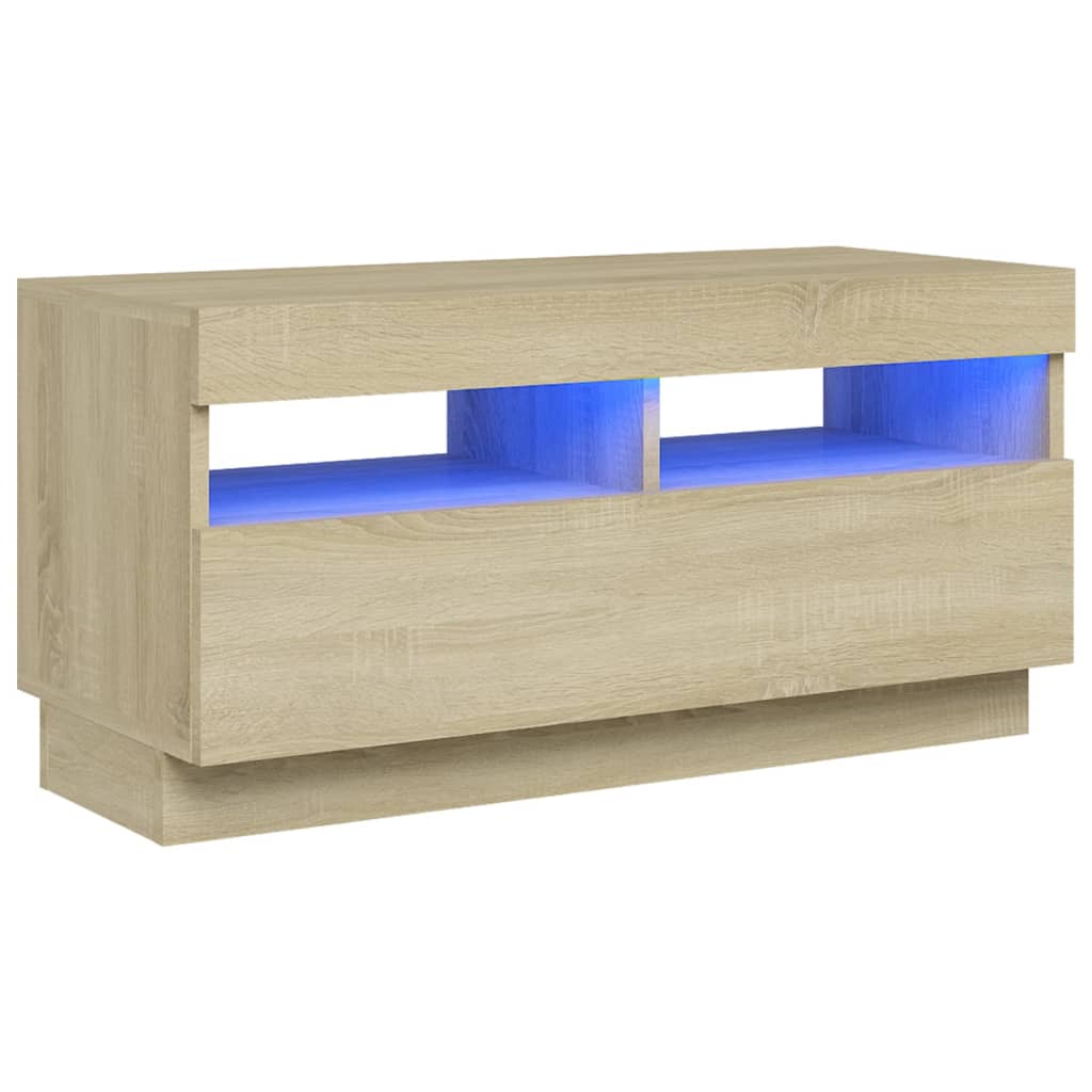 Tv-meubel met LED-verlichting 100x35x40 cm