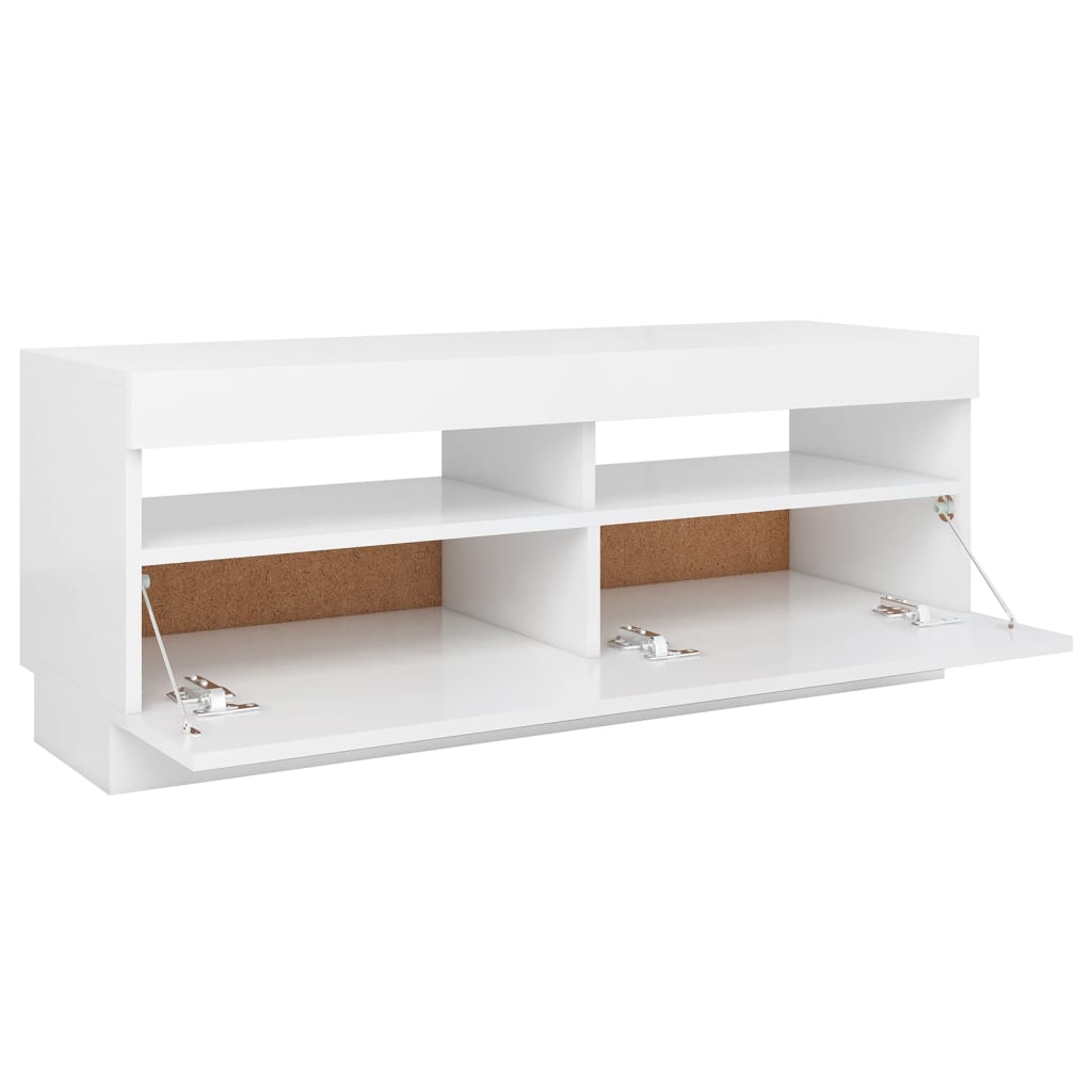 Tv-meubel met LED-verlichting 100x35x40 cm