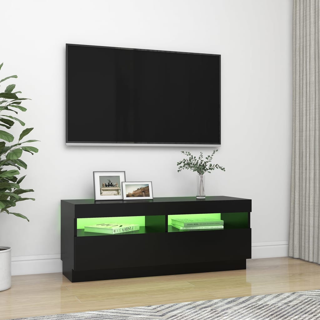 Tv-meubel met LED-verlichting 100x35x40 cm