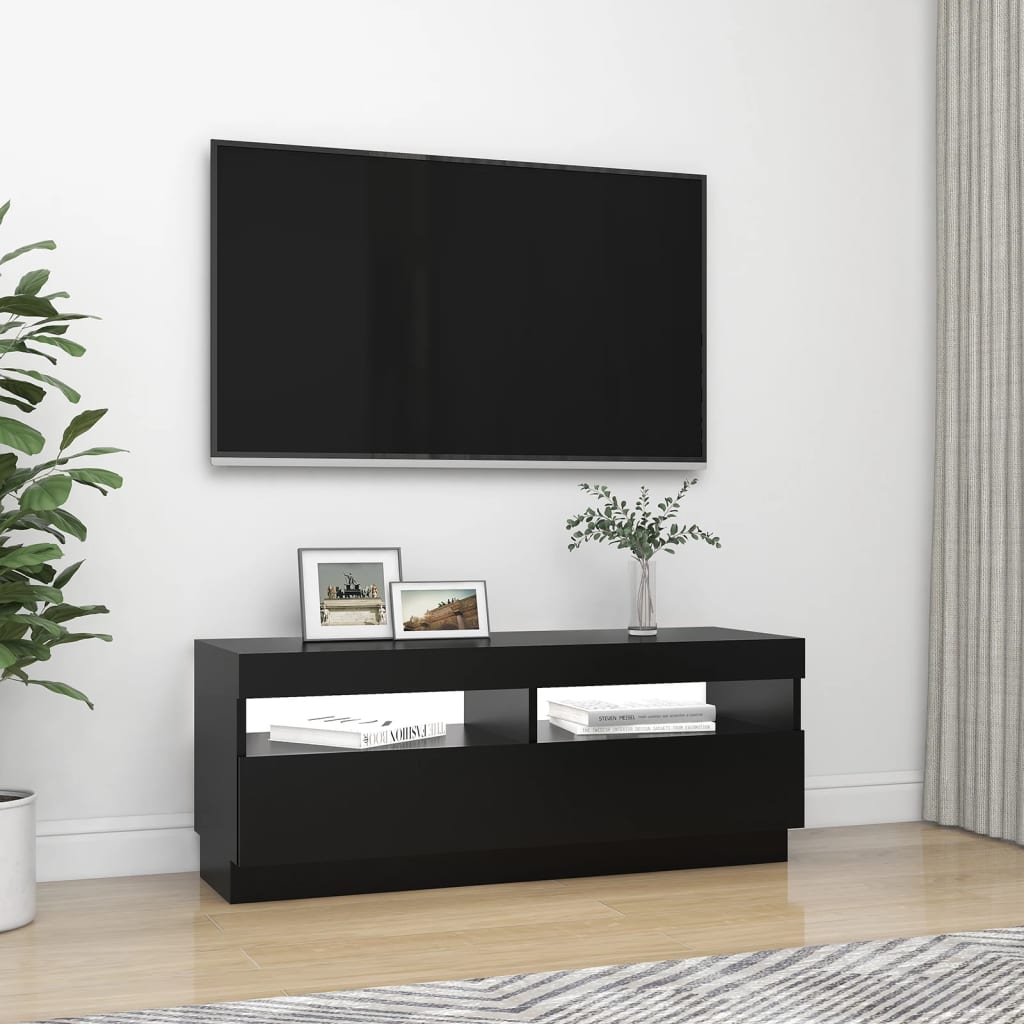 Tv-meubel met LED-verlichting 100x35x40 cm