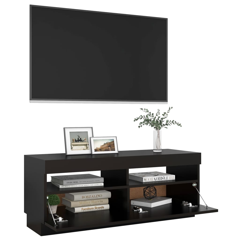 Tv-meubel met LED-verlichting 100x35x40 cm