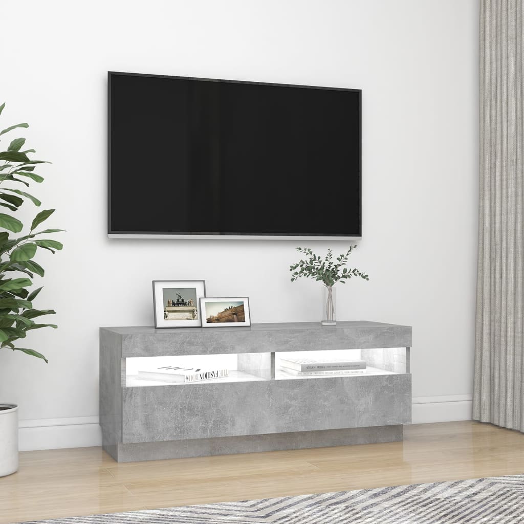 Tv-meubel met LED-verlichting 100x35x40 cm