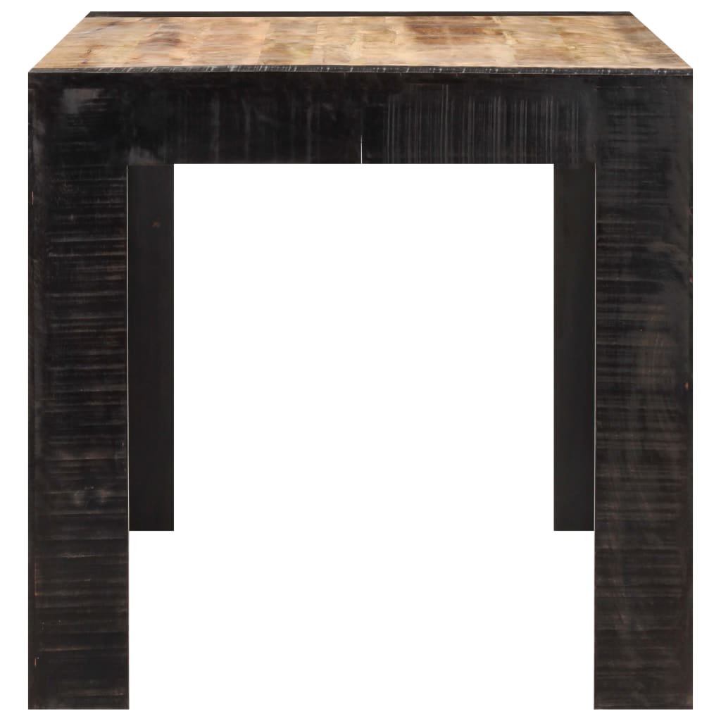 Eettafel 140x70x76 cm massief ruw mangohout