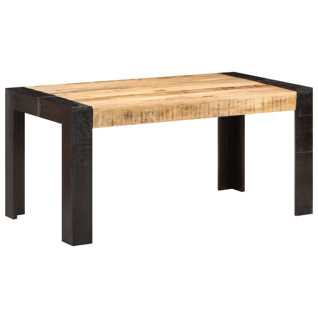 Eettafel 160x80x76 cm massief mangohout