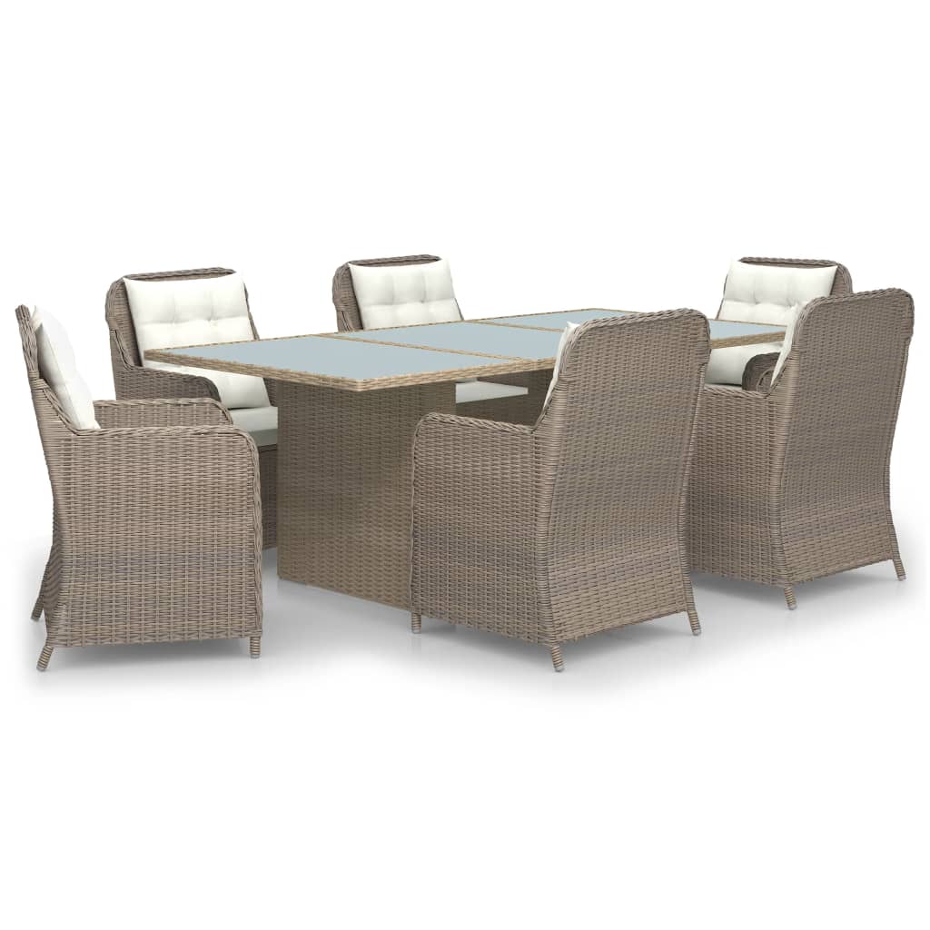 9-delige Tuinset poly rattan