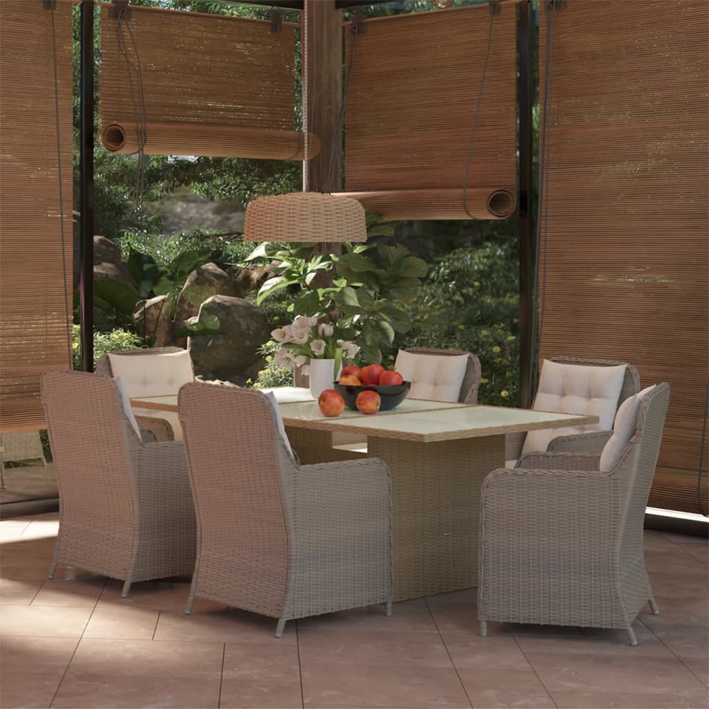 9-delige Tuinset poly rattan