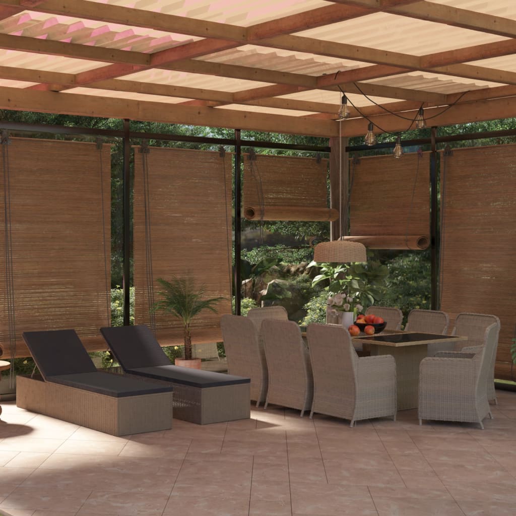 11-delige Tuinset poly rattan