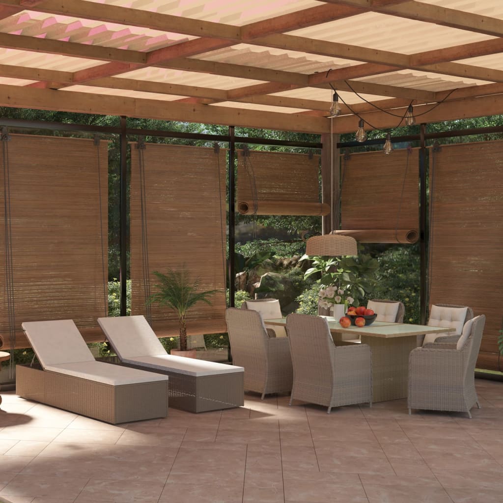 9-delige Tuinset poly rattan