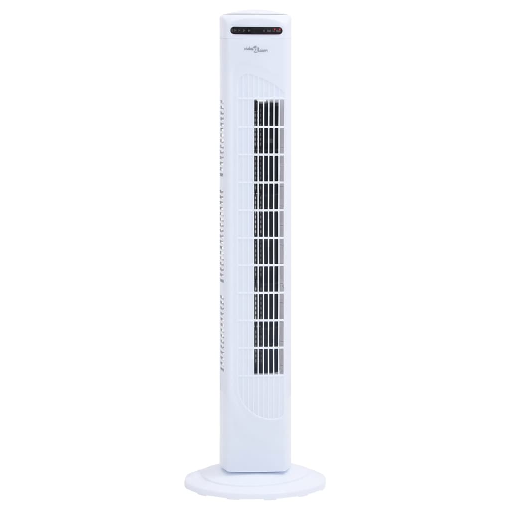 Torenventilator met afstandsbediening en timer ø24x80 cm