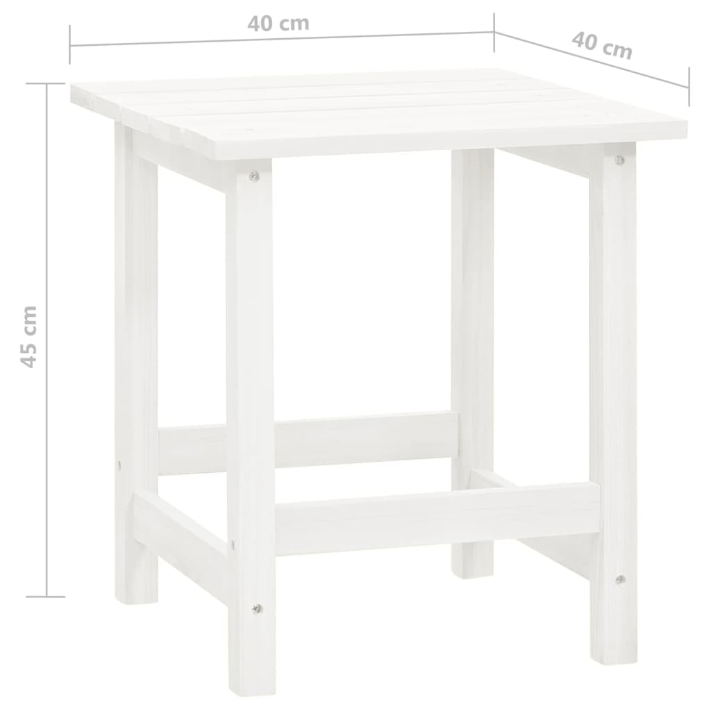 Tuinstoel Adirondack met tafel massief vurenhout