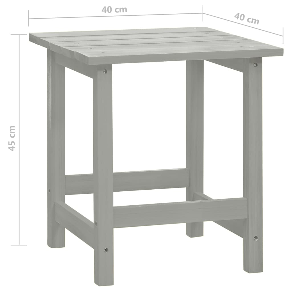 Tuinstoel Adirondack met tafel massief vurenhout