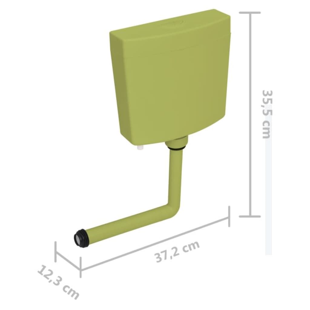 Toiletstortbak met watertoevoer onderin 3/6 L