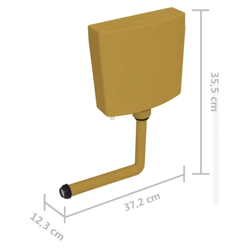 Toiletstortbak met watertoevoer onderin 3/6 L