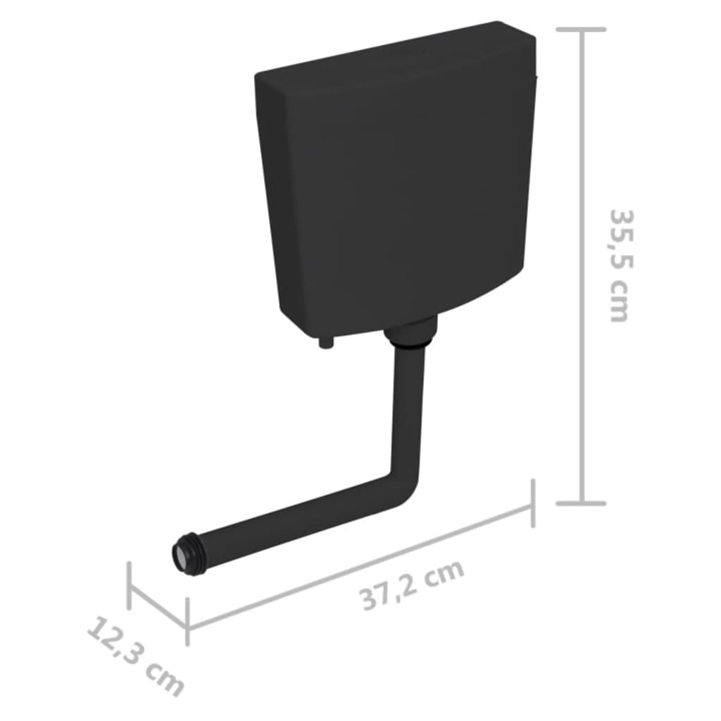 Toiletstortbak met watertoevoer onderin 3/6 L zalmkleurig