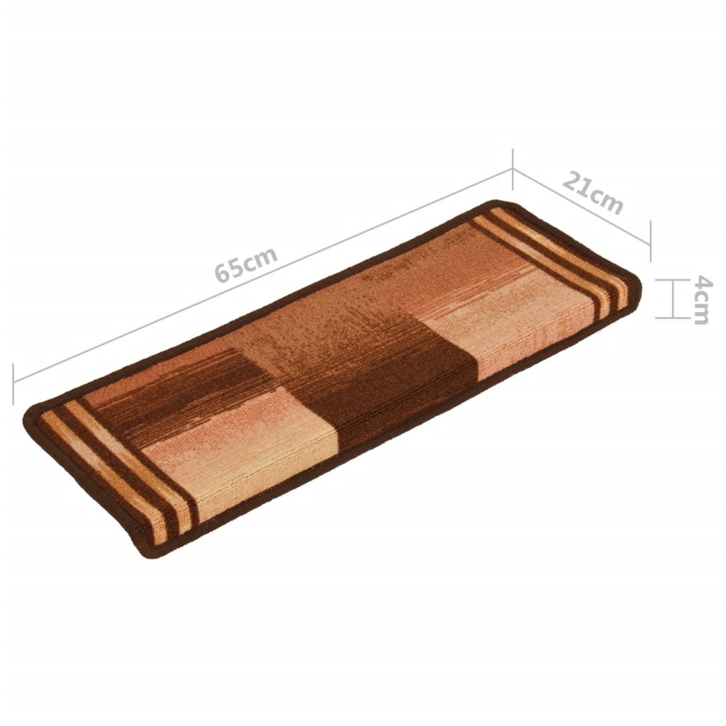 Trapmatten zelfklevend 15 st 65x21x4 cm