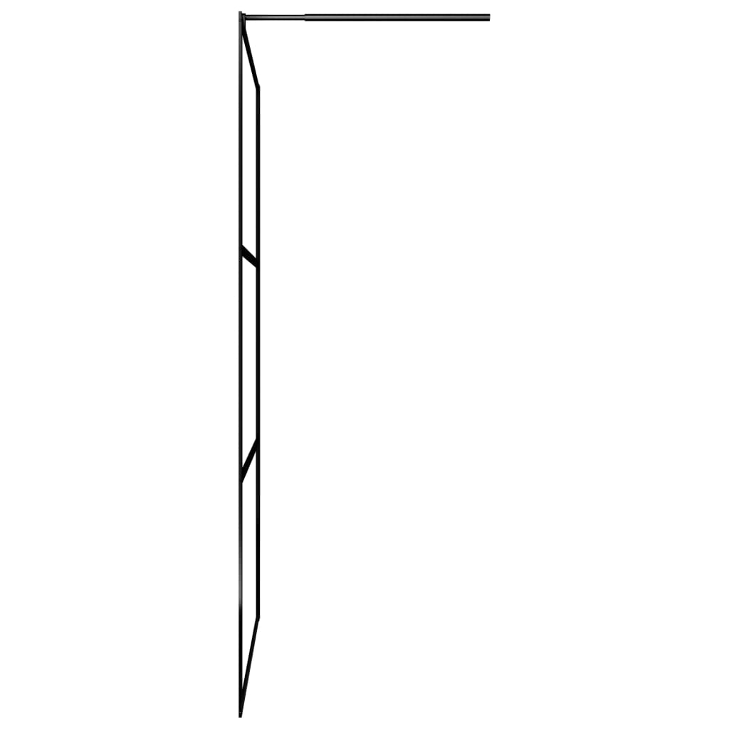 Inloopdouchewand transparant 115x195 cm ESG-glas