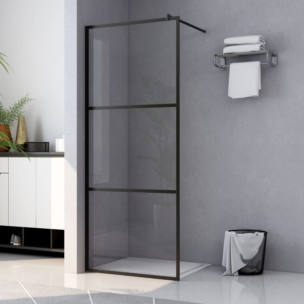 Inloopdouchewand transparant 115x195 cm ESG-glas