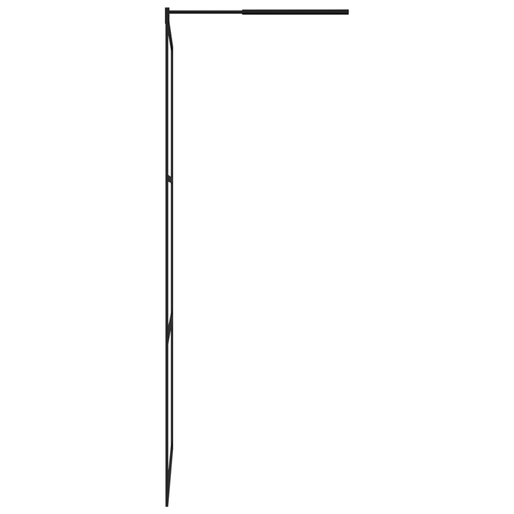 Inloopdouchewand transparant 115x195 cm ESG-glas