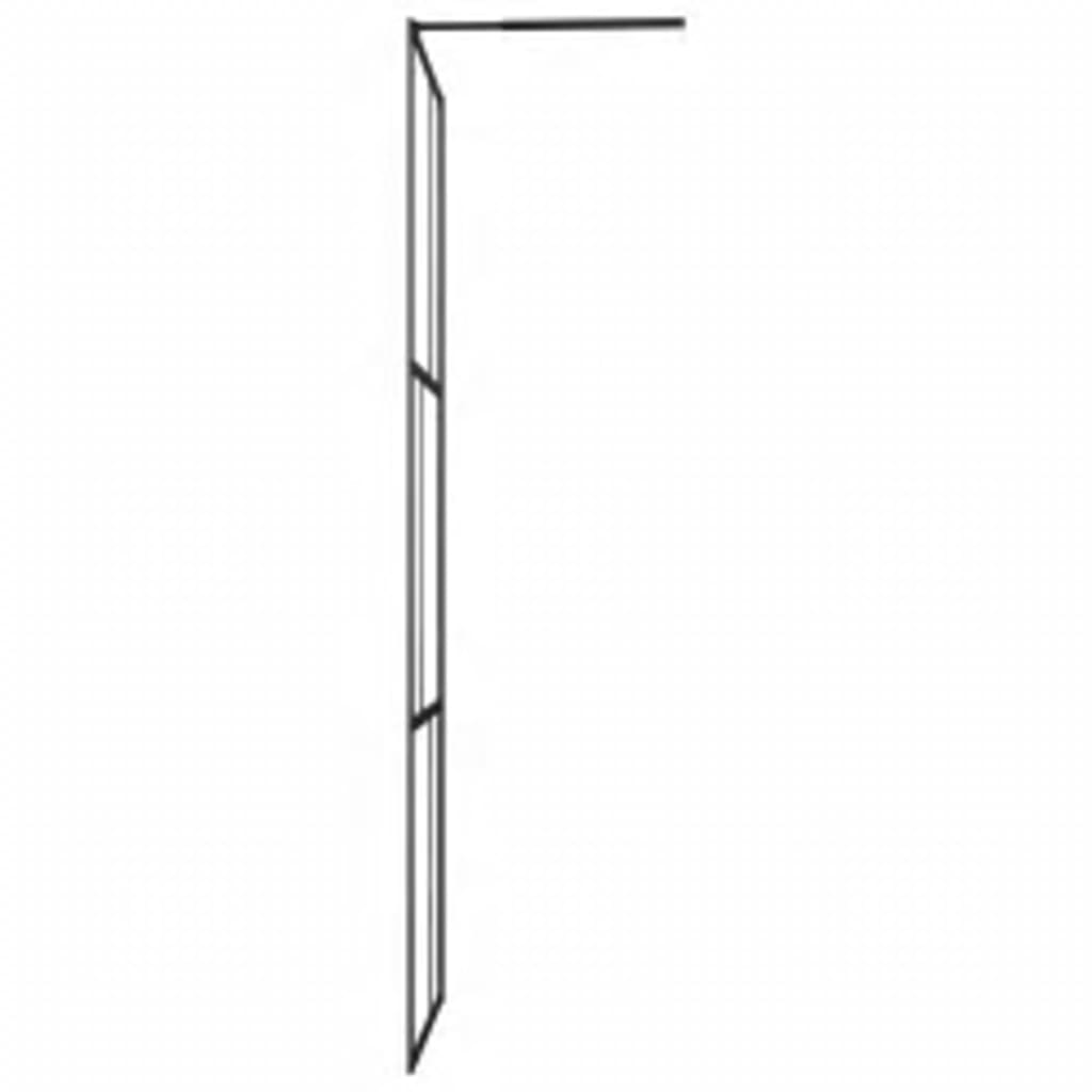 Inloopdouchewand transparant 80x195 cm ESG-glas