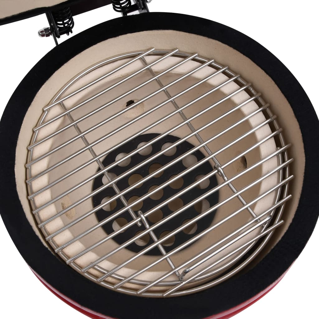 Kamado barbecue 2-in-1 56 cm keramiek