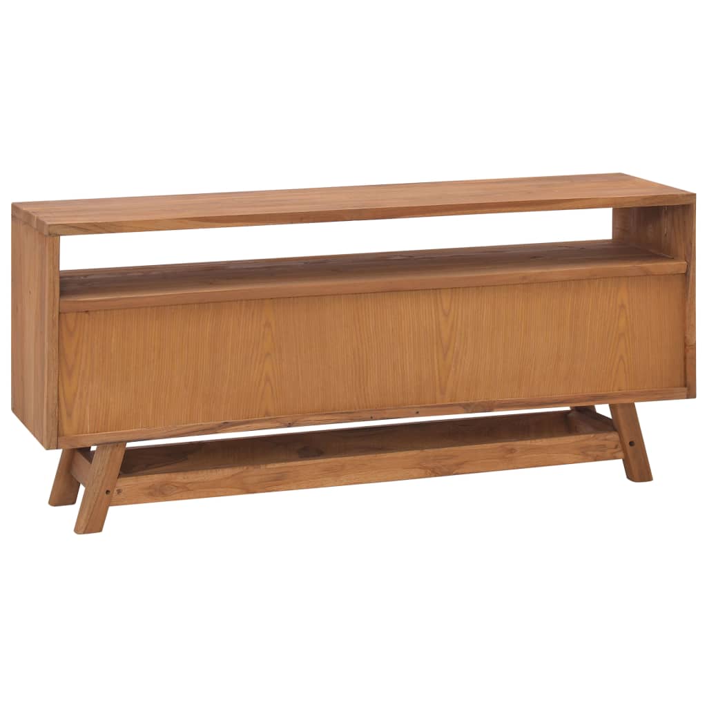 Tv-meubel 110x30x50 cm massief teakhout