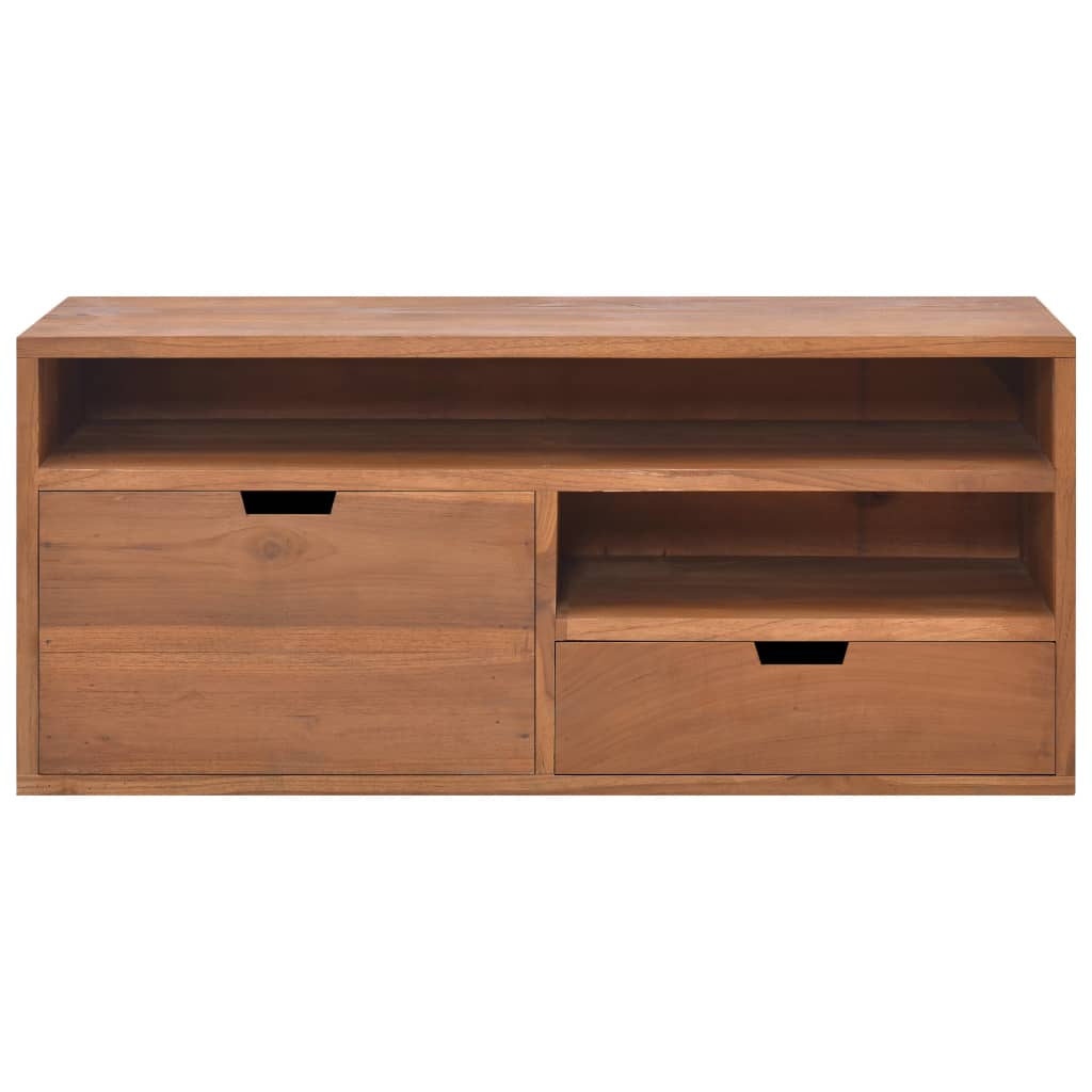 Tv-meubel 90x30x40 cm massief teakhout