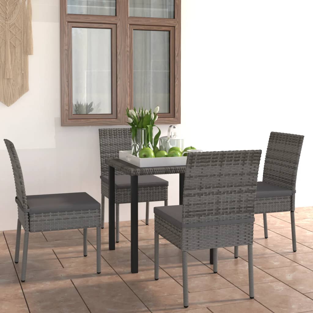 3-delige Tuinset poly rattan