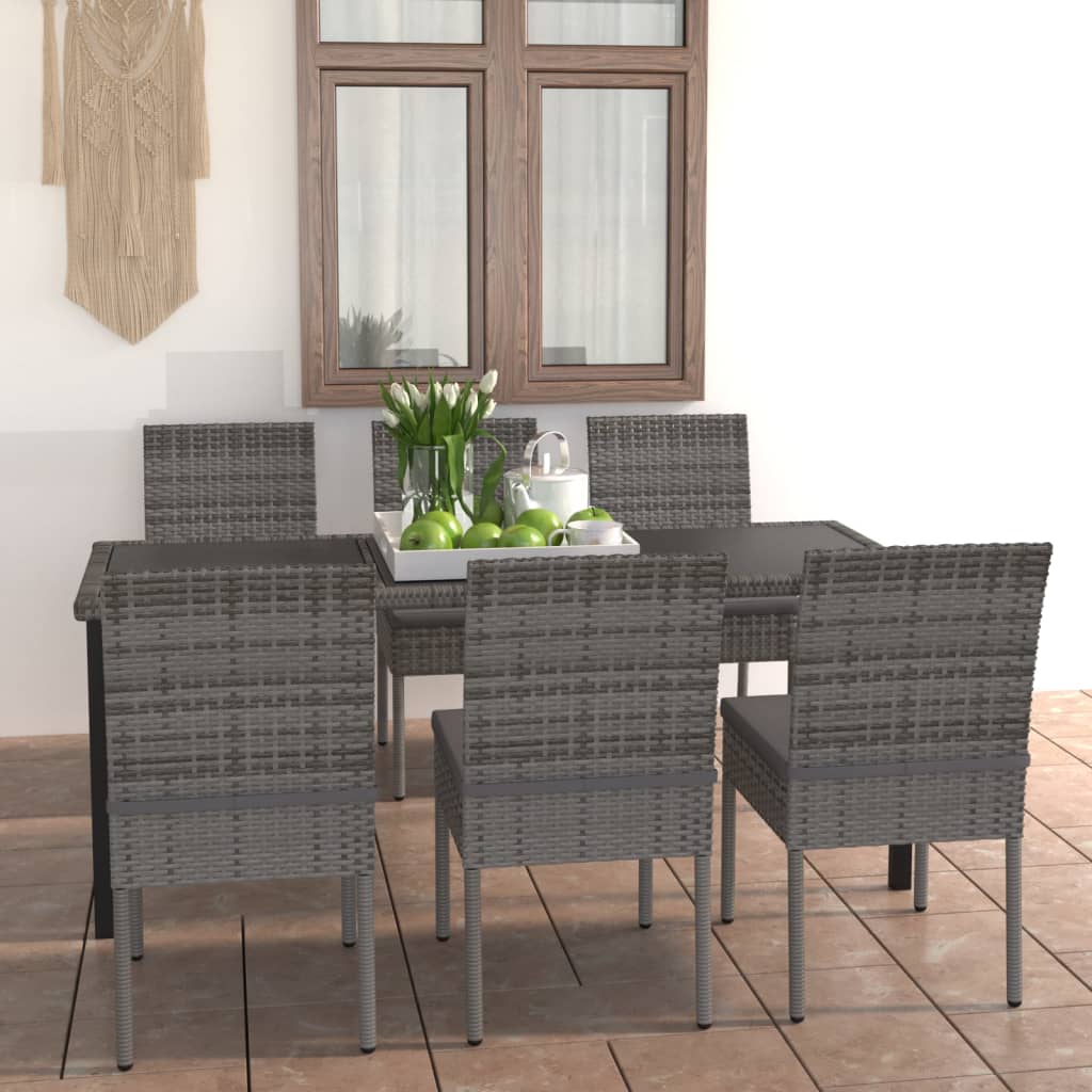 9-delige Tuinset poly rattan