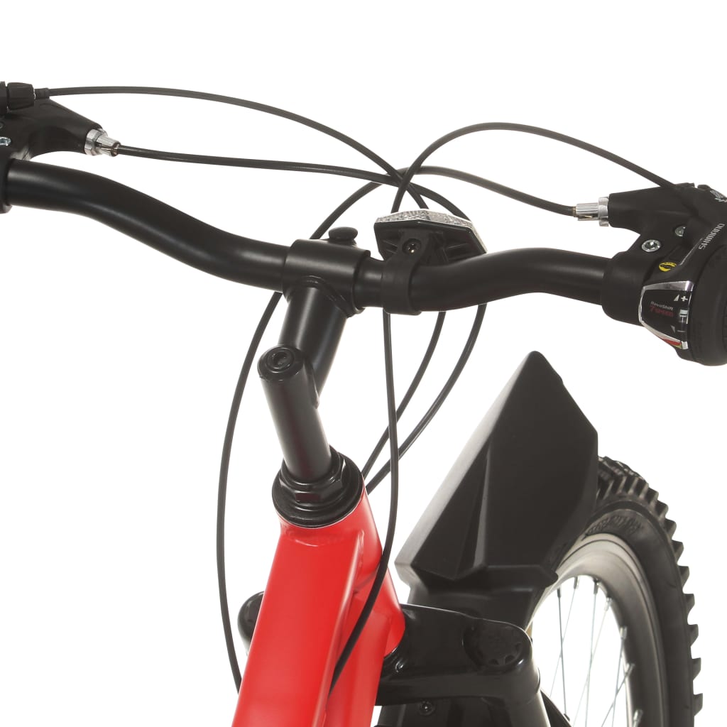 Mountainbike 21 versnellingen 26 inch wielen 49 cm rood