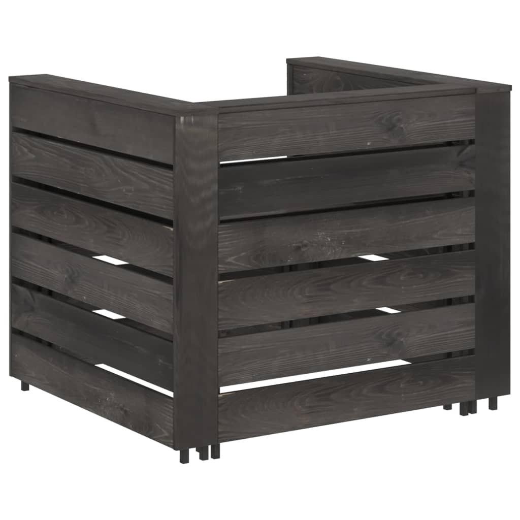 Tuintafels 2 st pallet geïmpregneerd grenenhout