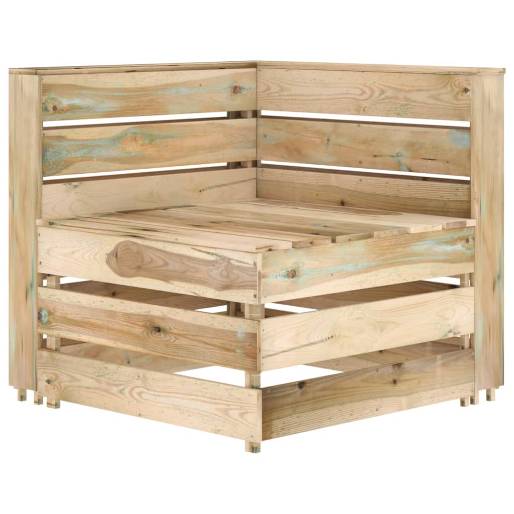 Tuintafels 2 st pallet geïmpregneerd grenenhout