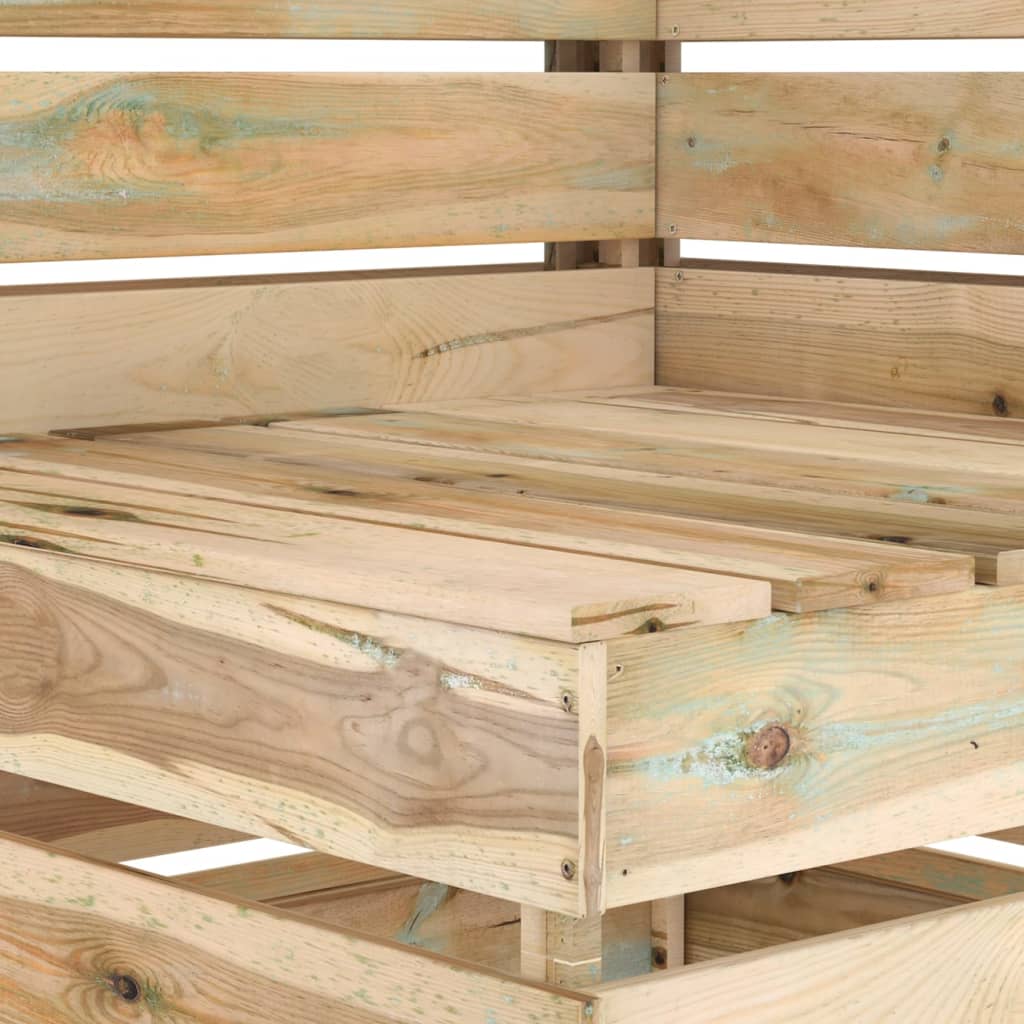 Tuintafels 2 st pallet geïmpregneerd grenenhout