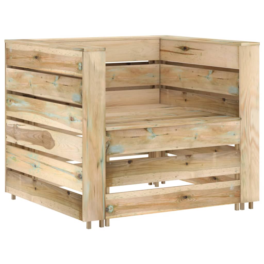 Tuintafels 2 st pallet geïmpregneerd grenenhout