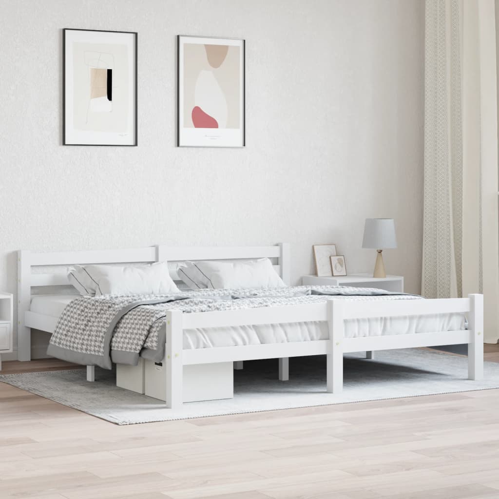 Bedframe massief grenenhout 120x200 cm