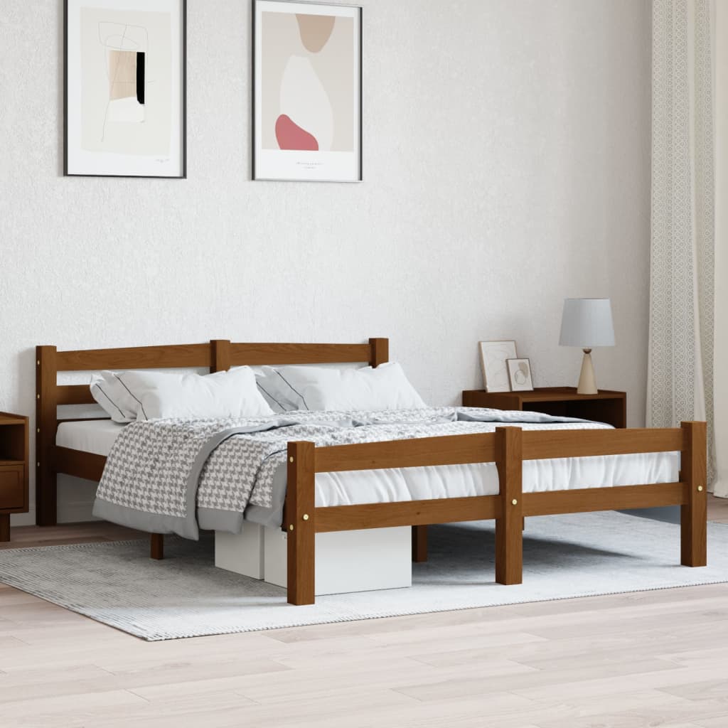 Bedframe massief grenenhout 120x200 cm