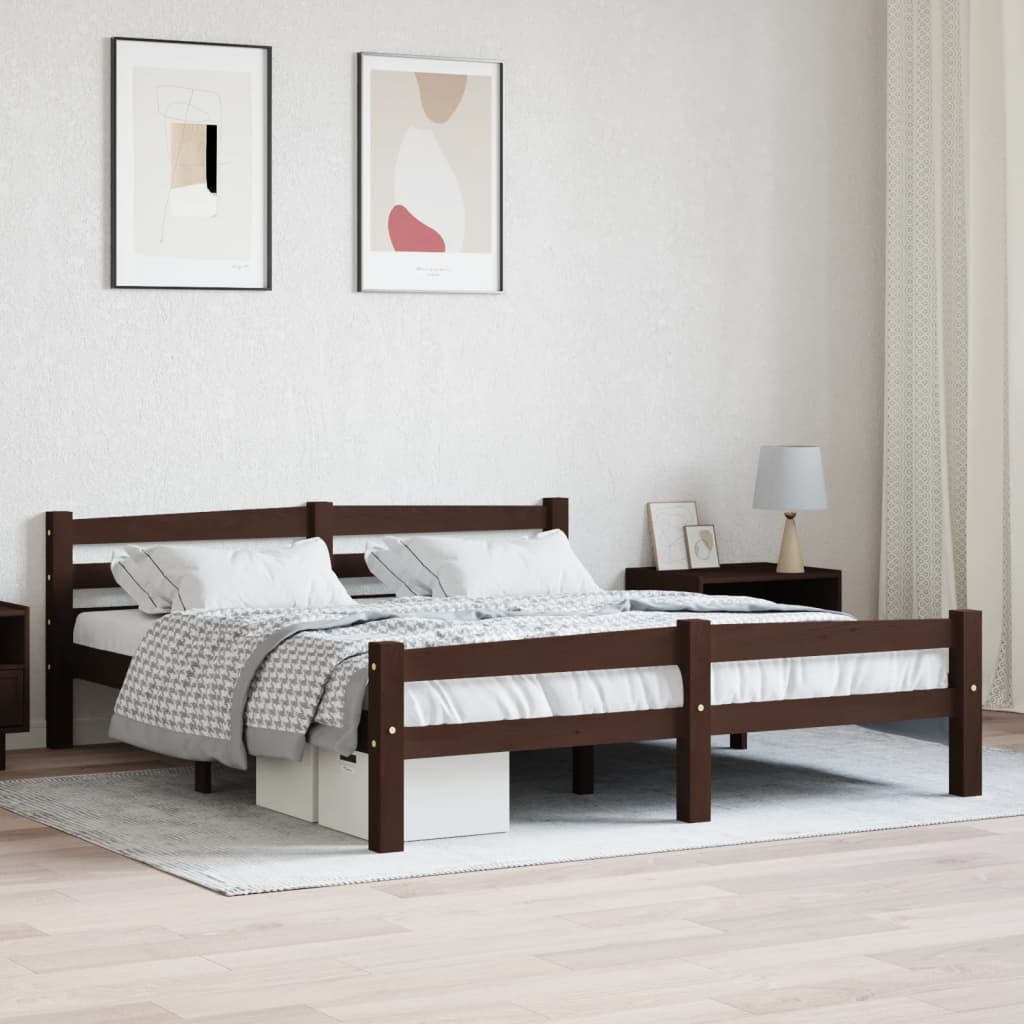 Bedframe massief grenenhout 120x200 cm