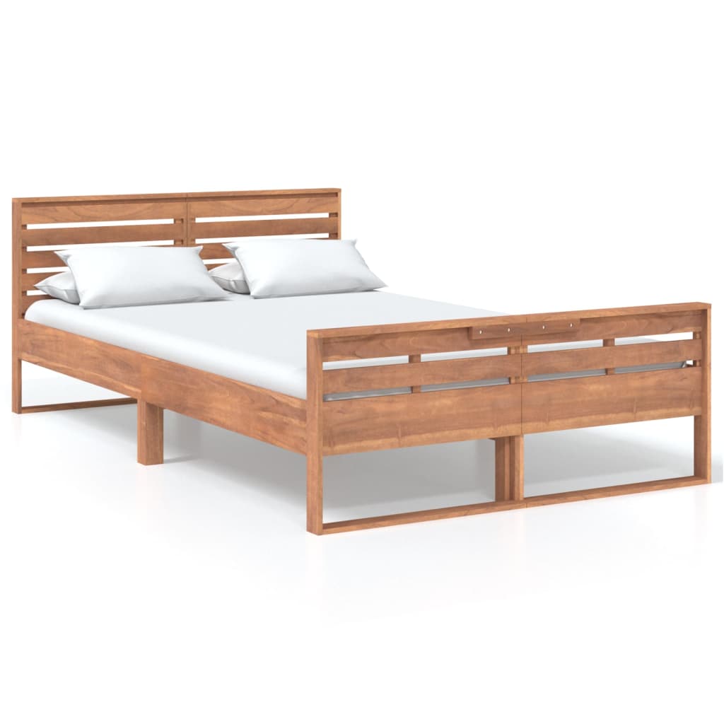 Bedframe massief teakhout 160x200 cm