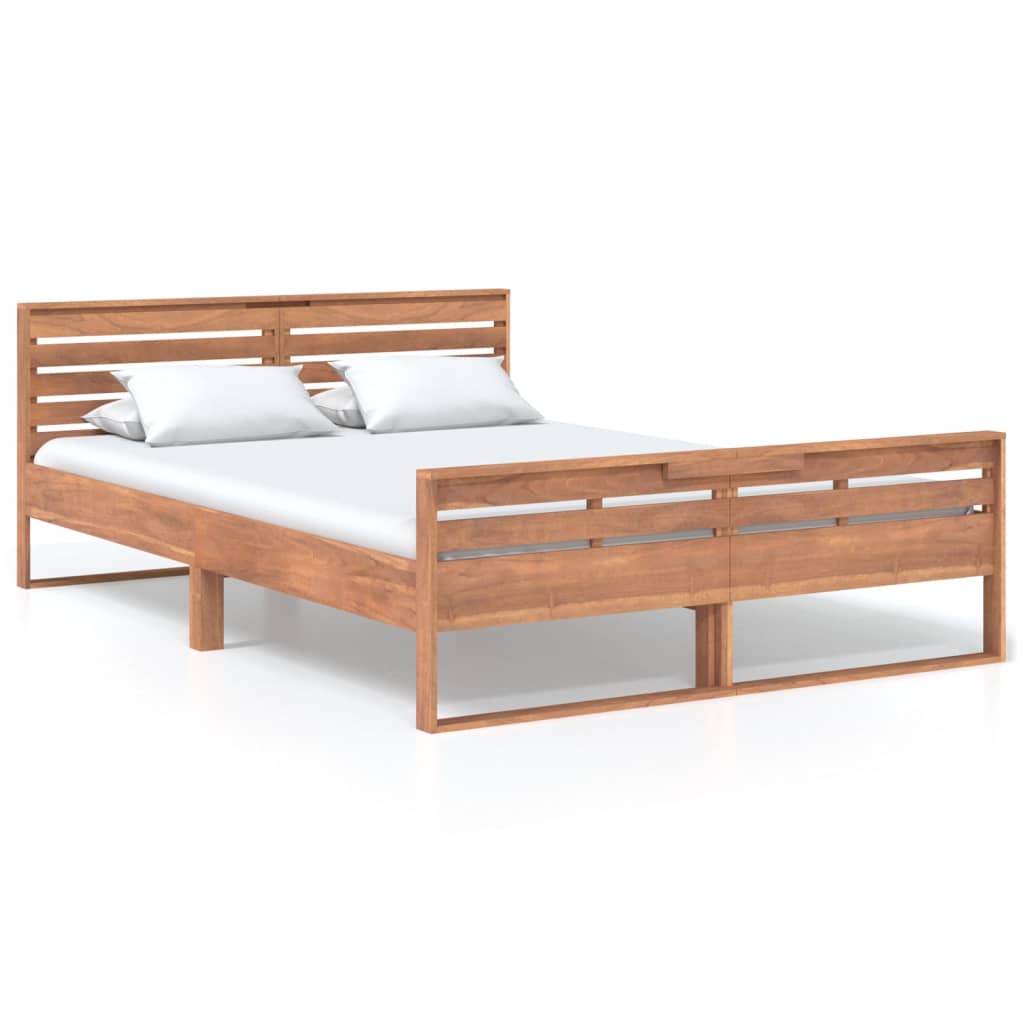 Bedframe massief teakhout 160x200 cm