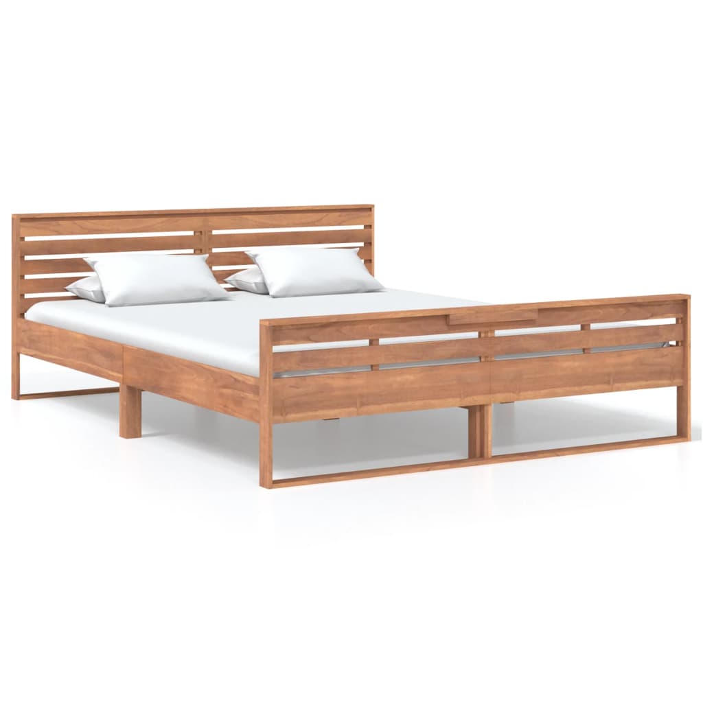 Bedframe massief teakhout 160x200 cm