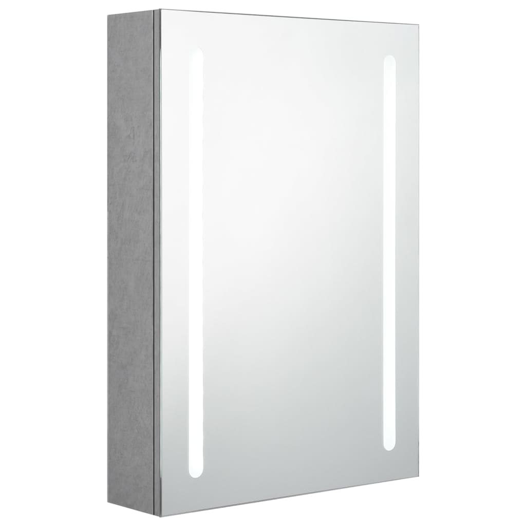 Badkamerkast met spiegel LED 89x14x62 cm