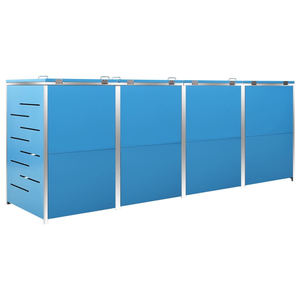 Containerberging dubbel 138x77,5x112,5 cm roestvrij staal