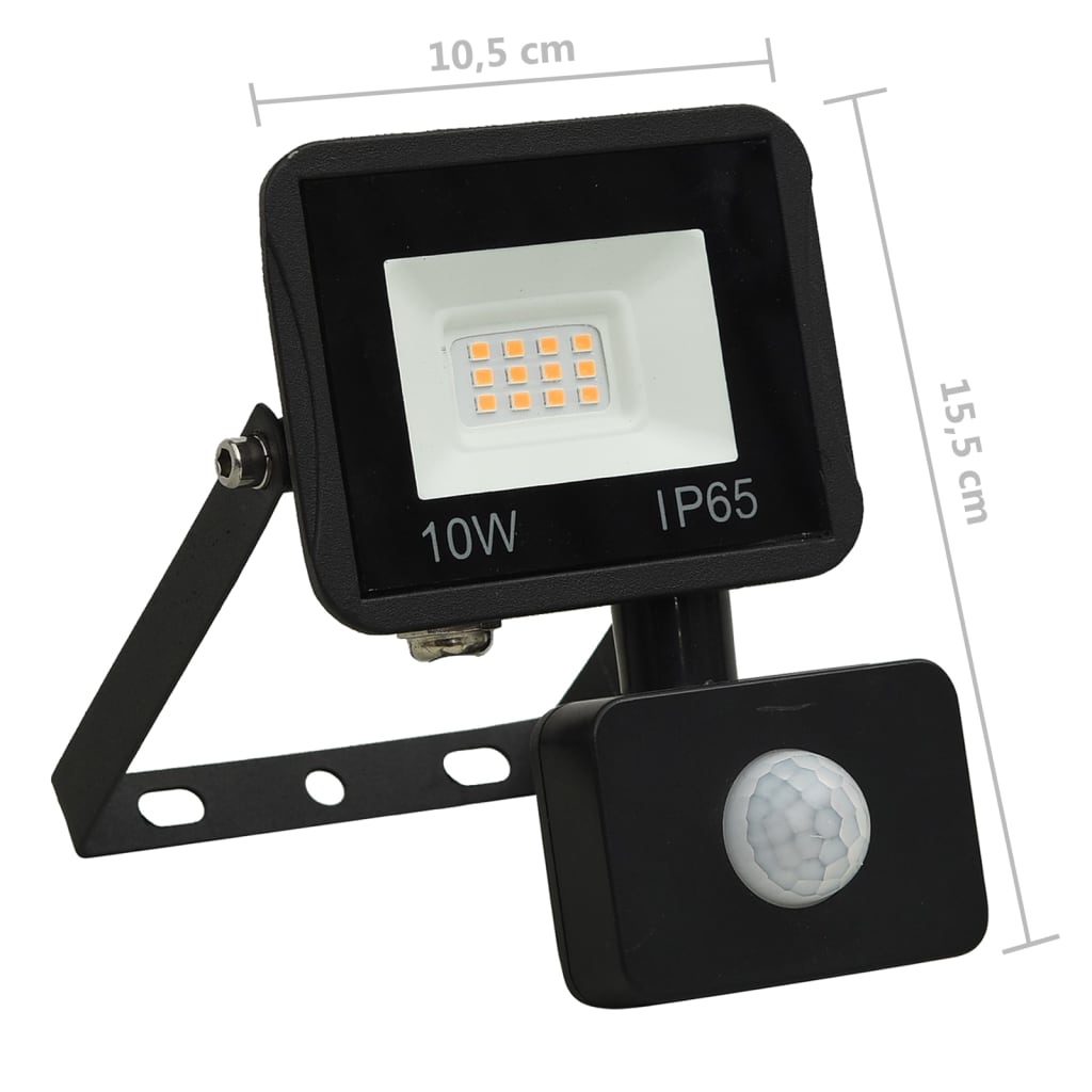 Spotlight met sensor LED 30 W warmwit