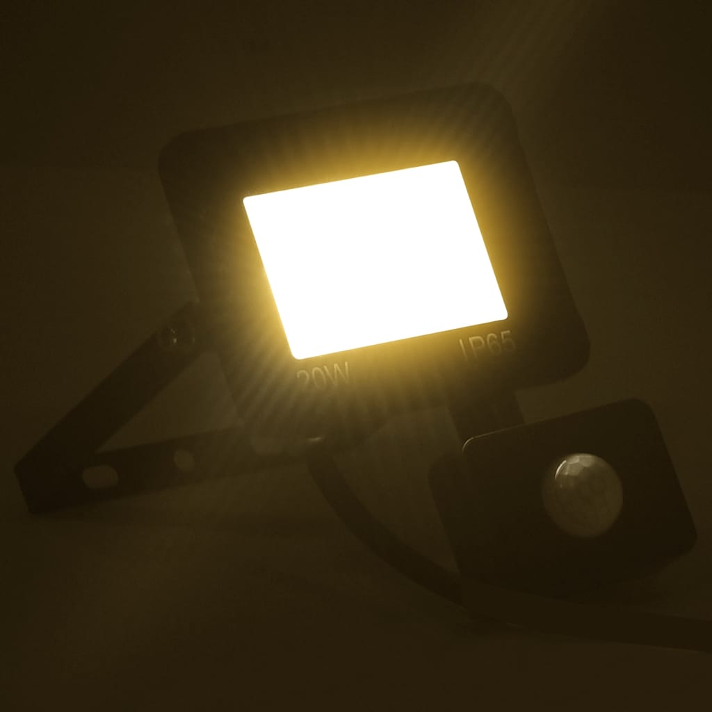 Spotlight met sensor LED 30 W warmwit