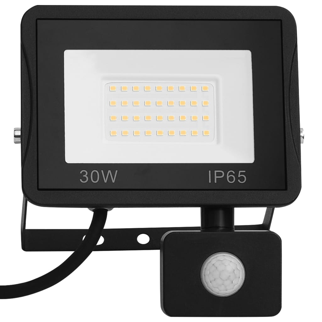 Spotlight met sensor LED 30 W warmwit