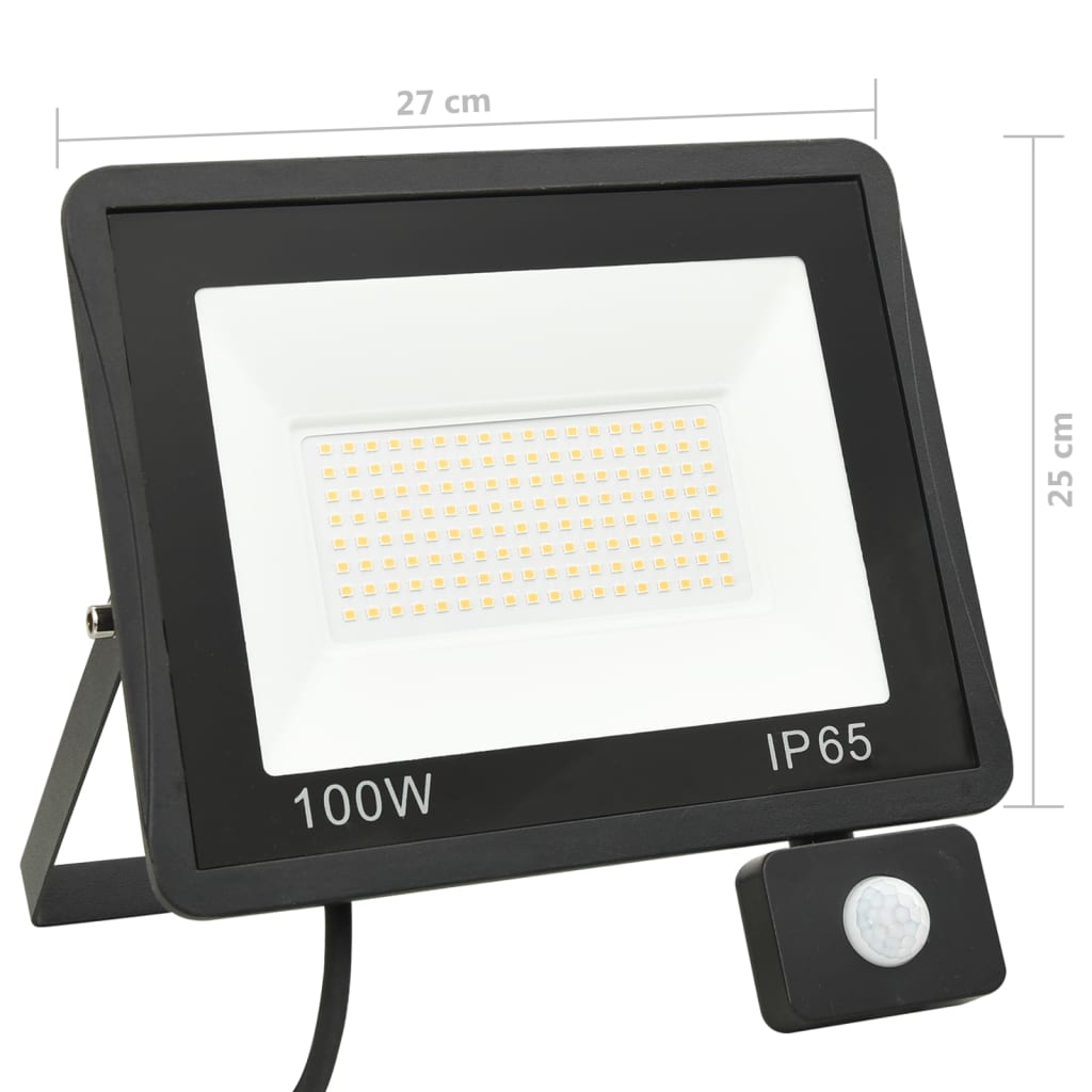 Spotlight met sensor LED 10 W warmwit