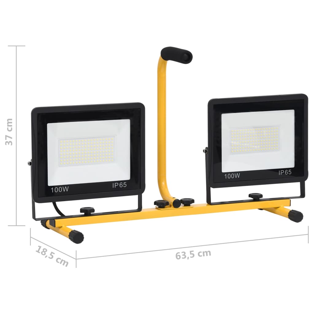 Spotlight met handvat LED 2x20 W