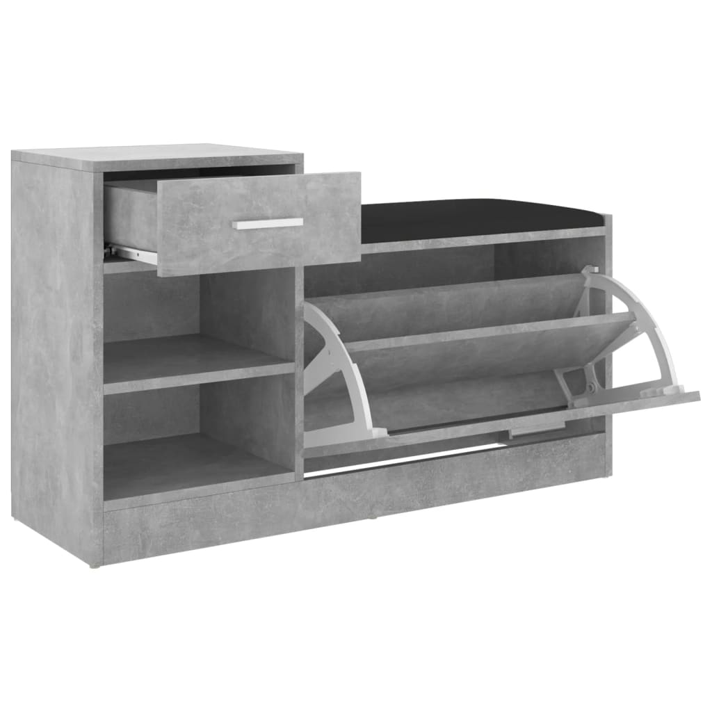 Schoenenbank 94,5x31x57 cm bewerkt hout