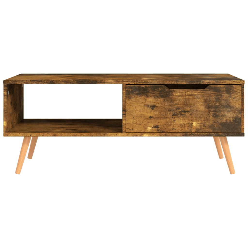 Salontafel 100x49,5x43 cm bewerkt hout